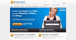 Desktop Screenshot of byoaudio.com